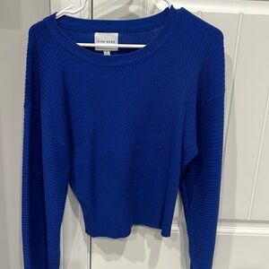 Pink Rose cropped sweater, size medium!